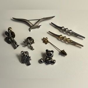 Brooch Pin Jewelry Lot Vintage-MOD (lot C)